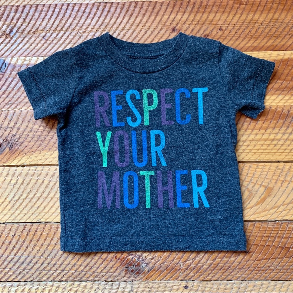 Peek “respect your mother” tee size 3-6 months